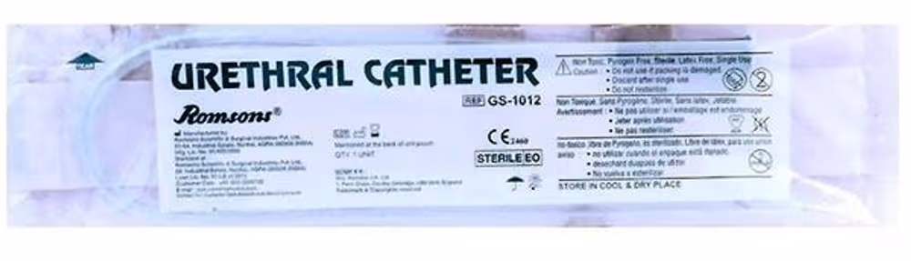 Romsons R-91 Urinary Catheter - 10FG Pack of 50 (GS-1012)