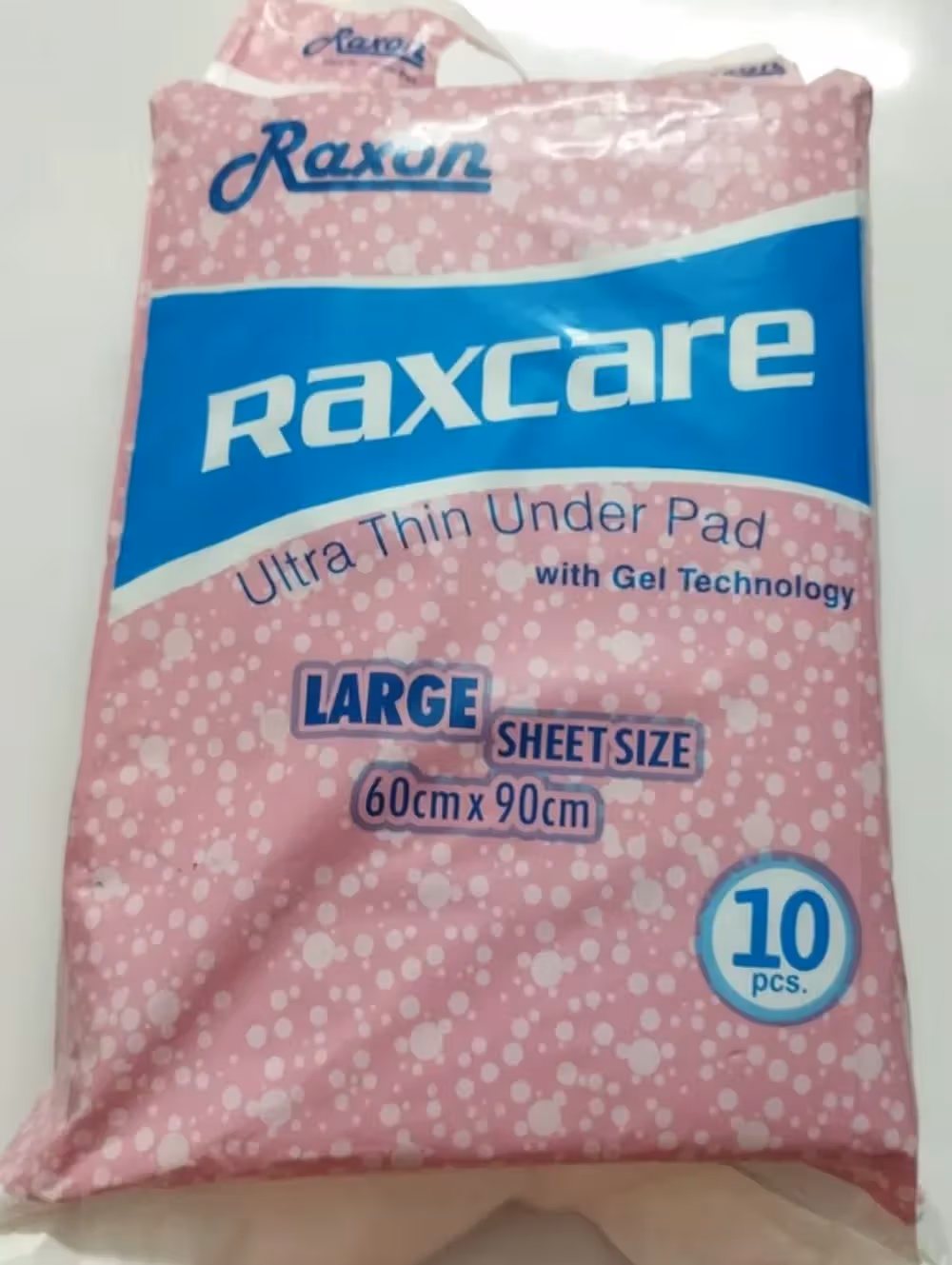Raxon Raxcare Underpad - Large, 60 x 90cm, Pack of 10