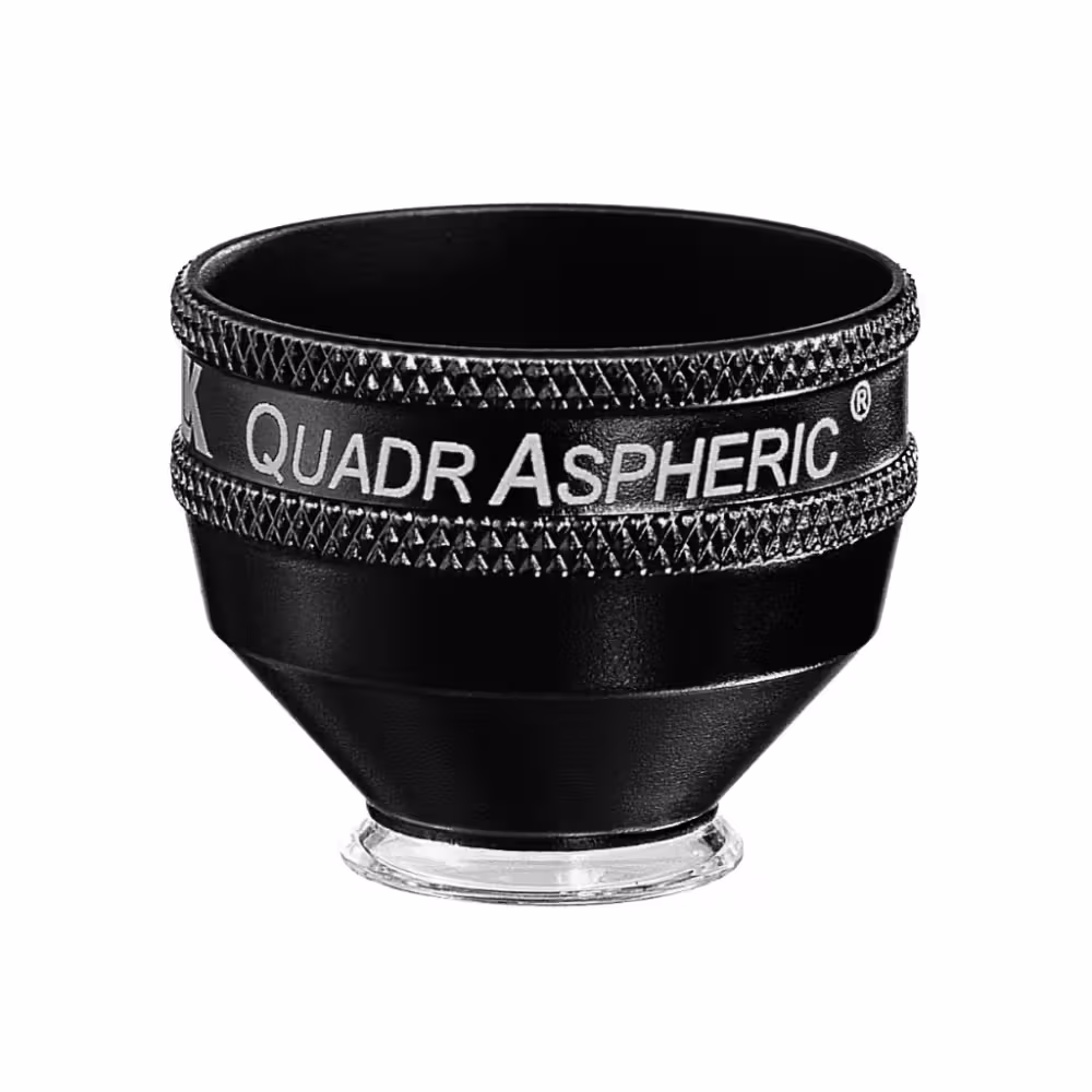 Volk Indirect Contact Slit Lamp Lens QuadrAspheric - With Flange (VQFL)