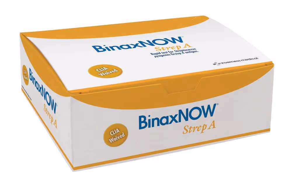 Abbott Binaxnow STREP A OUS Rapid Card - Pack of 25 Tests