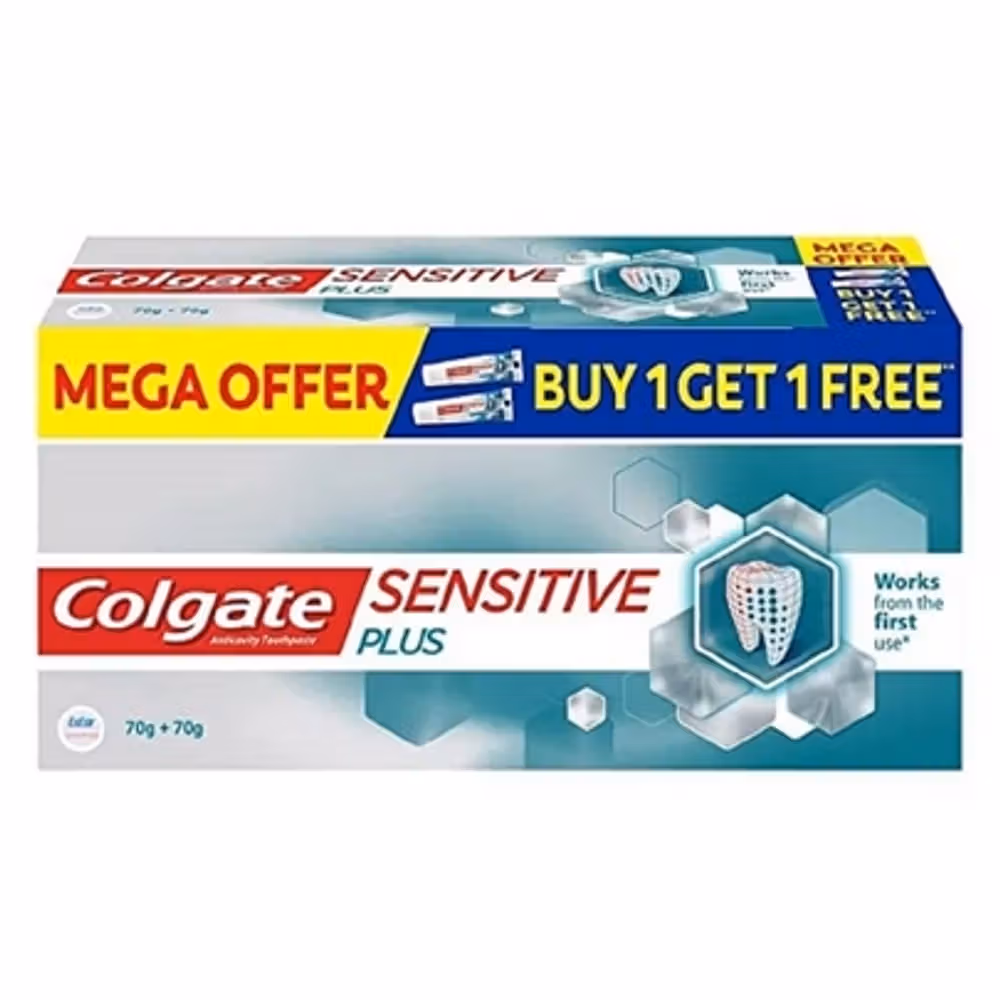 Colgate Sensitive Plus Toothpaste Buy 1 Get 1  - 70gm