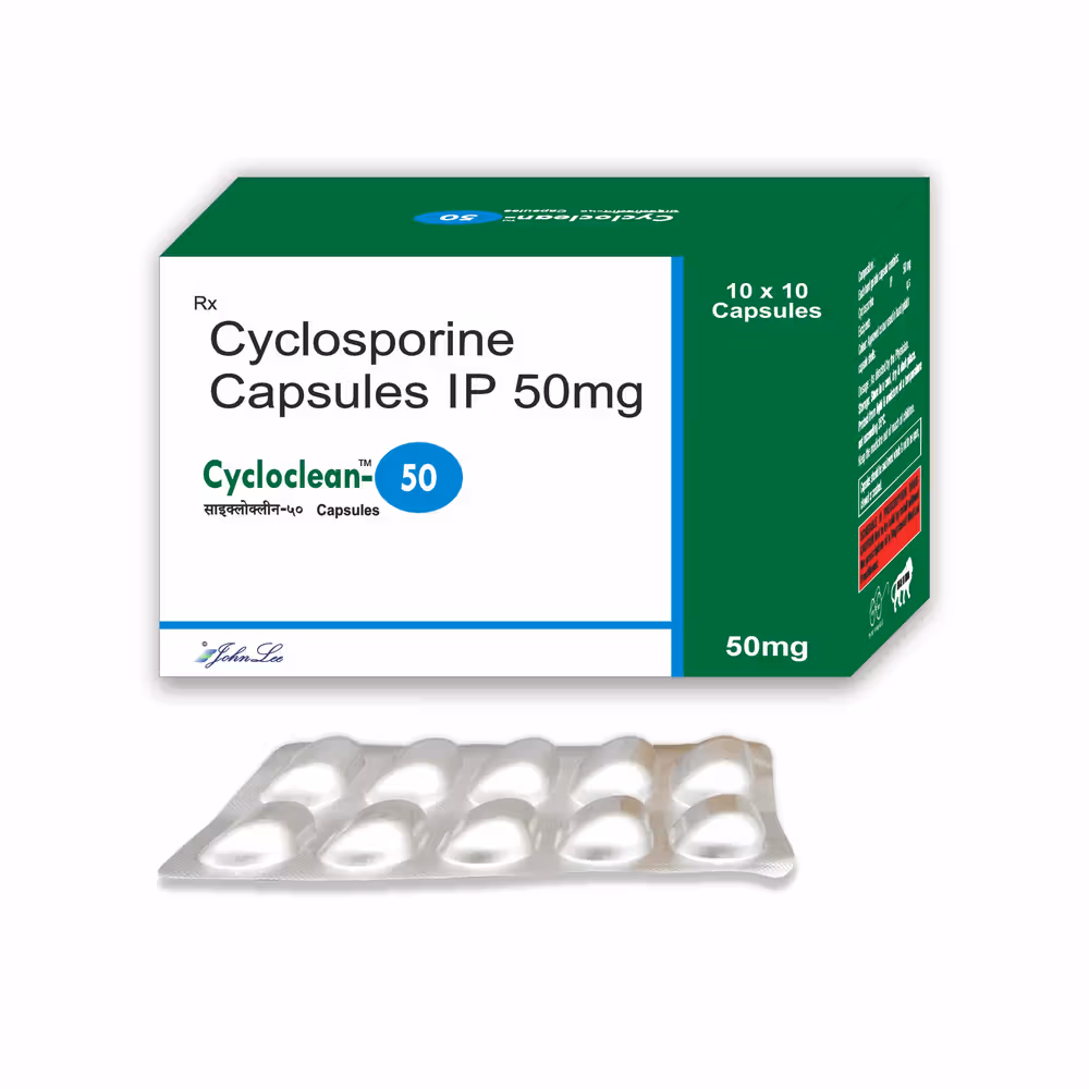 Cycloclean 50mg Capsule 10's