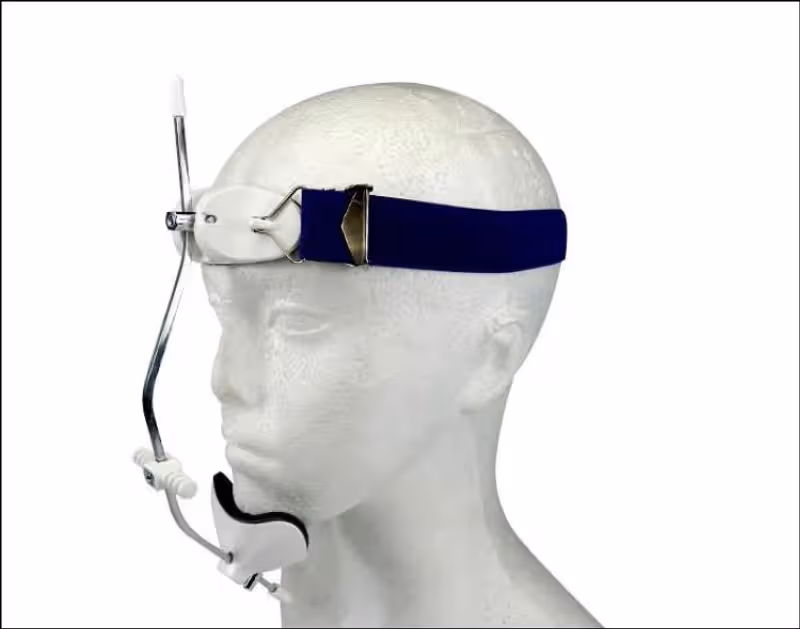 Dentomech Face Mask with Head Belt Orthopaedic Appliance - White