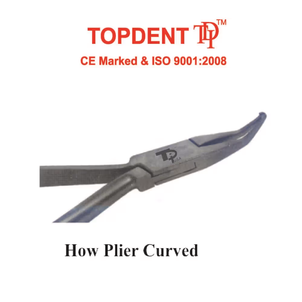 Topdent Hoe Plier - Curved Tc