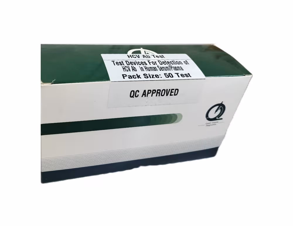 Green Grape HCV AB Rapid Card - Pack of 50 Tests