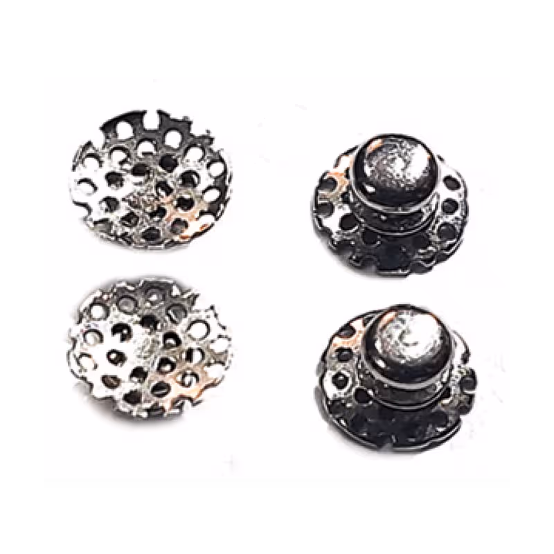 Metro Orthodontics Bondable Buttons Band Attachment - Perforated Base