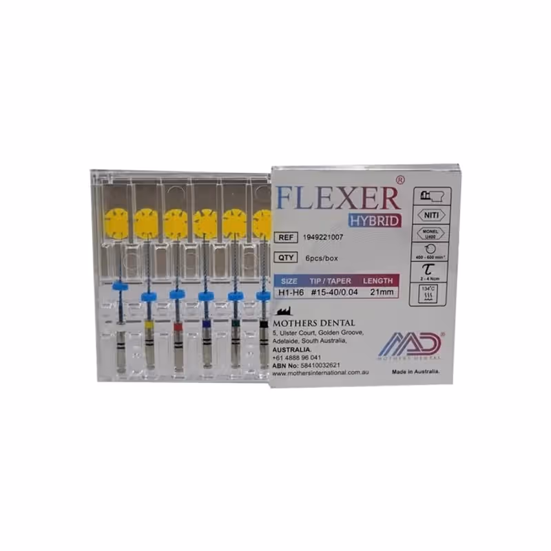 Mothers Dental Flexer Hybrid Refills NiTi Rotary Files - 21mm H1