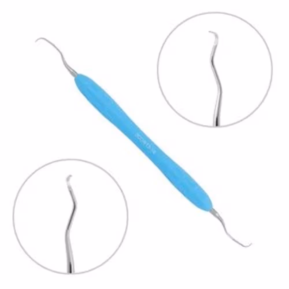 Cat Instruments Gracey Curette - Sky Blue with Silicone Handle 13/14