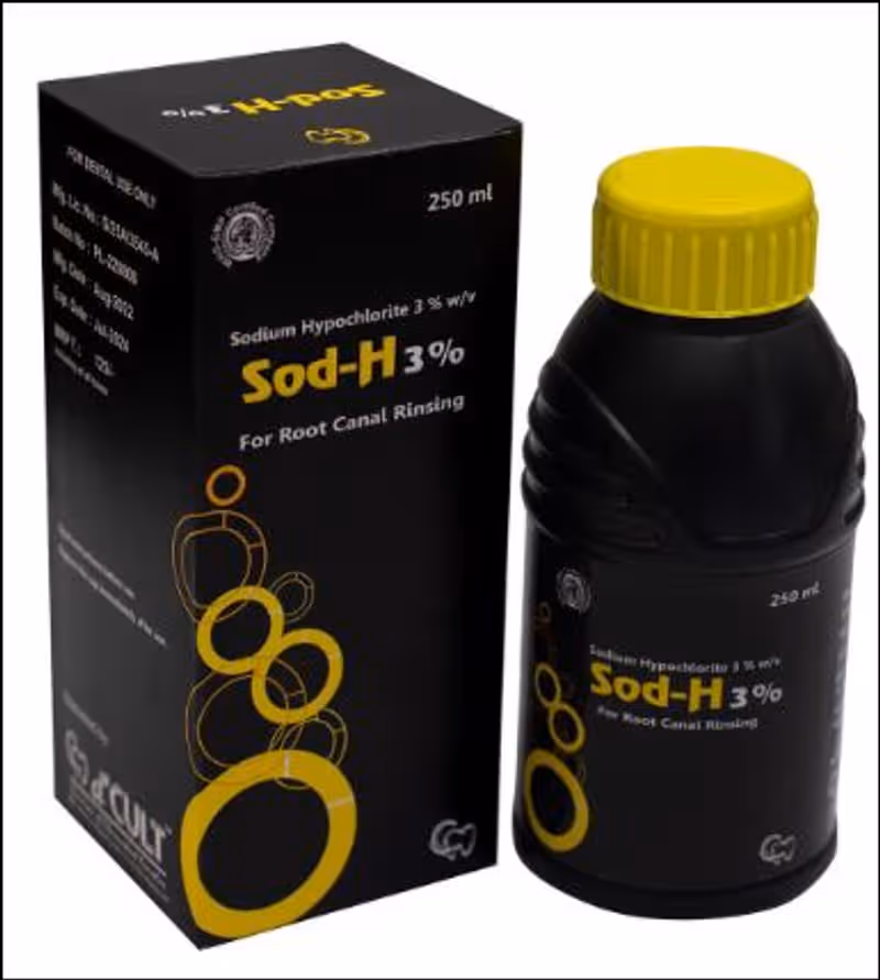Pharmadent Sodium Hypochlorite 3% Root Canal Irrigant - 250ml