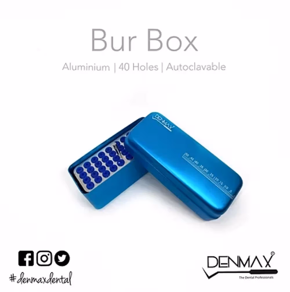 Denmax Autoclavable Dental Bur Holder - With 40 Holes