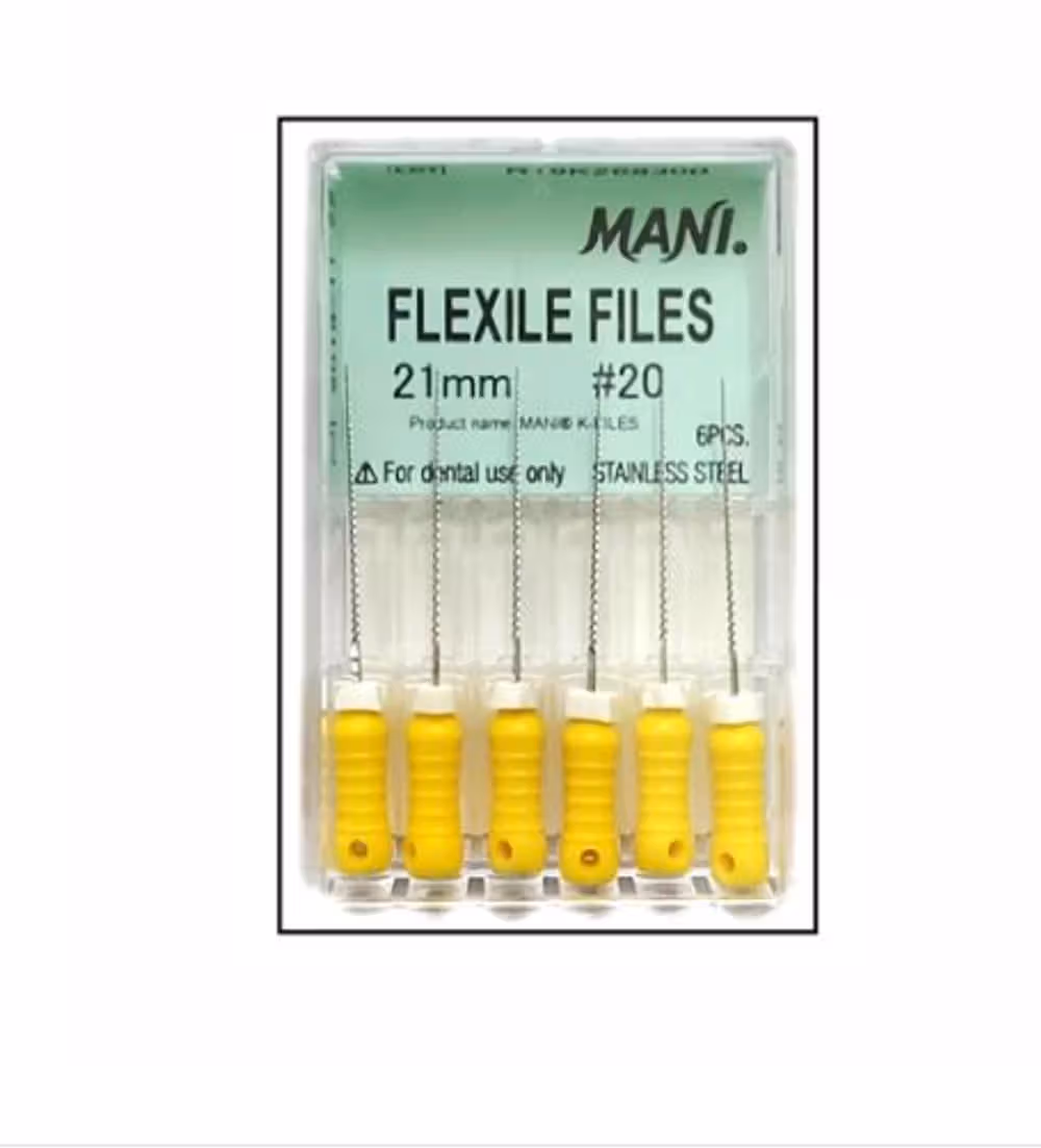 Mani Flexile Endo Hand File - 21mm 20