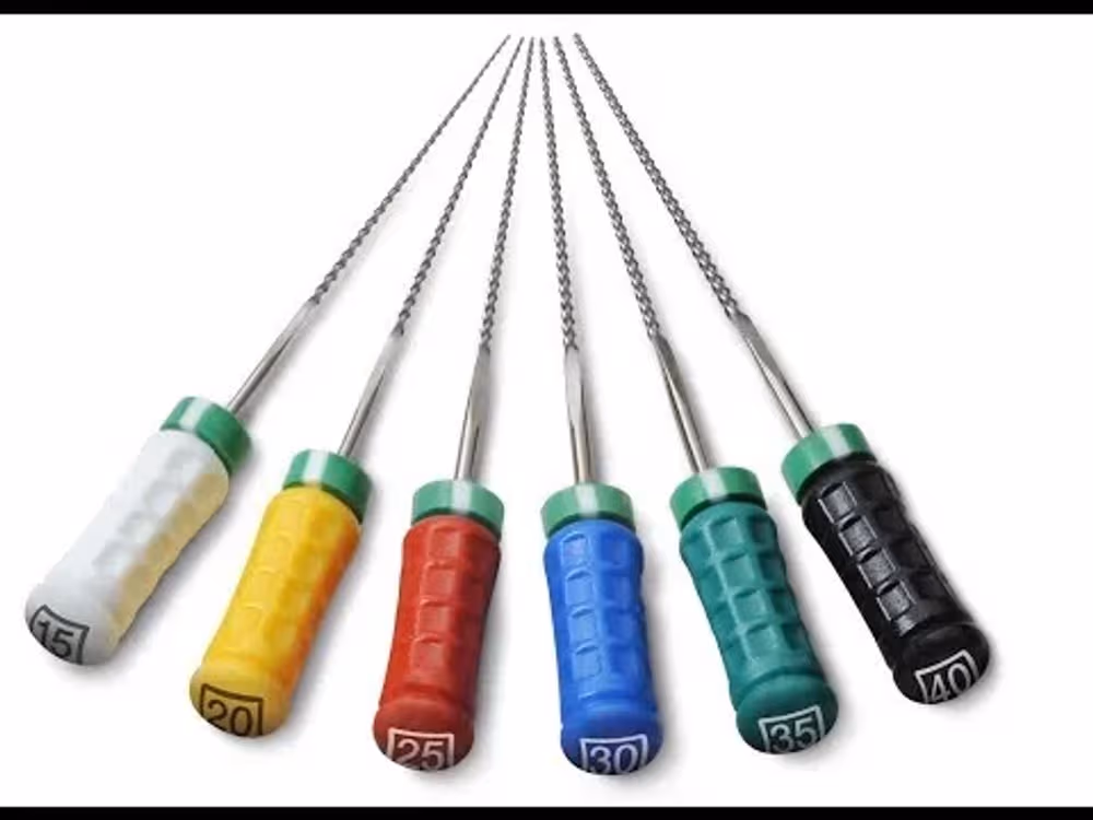 Root Tracer Stainless Steel H Files -25mm - 06
