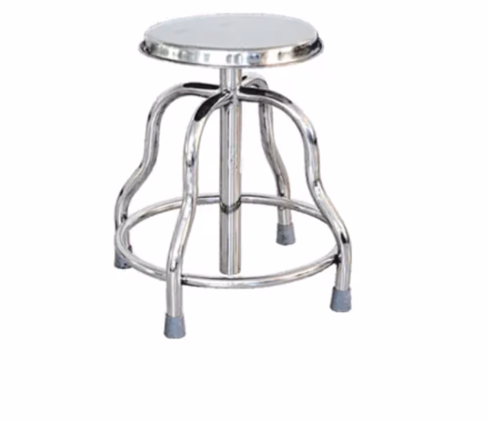 United Surgical SS Top Revolving Stool - S.S. Frame (USI 1036 B)