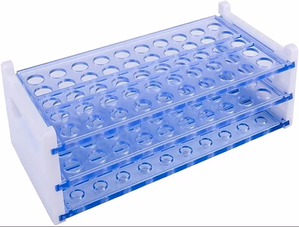 Elecopto Test Tube Stand 3 Tier - Polypropylene 16mm x 31 Holes