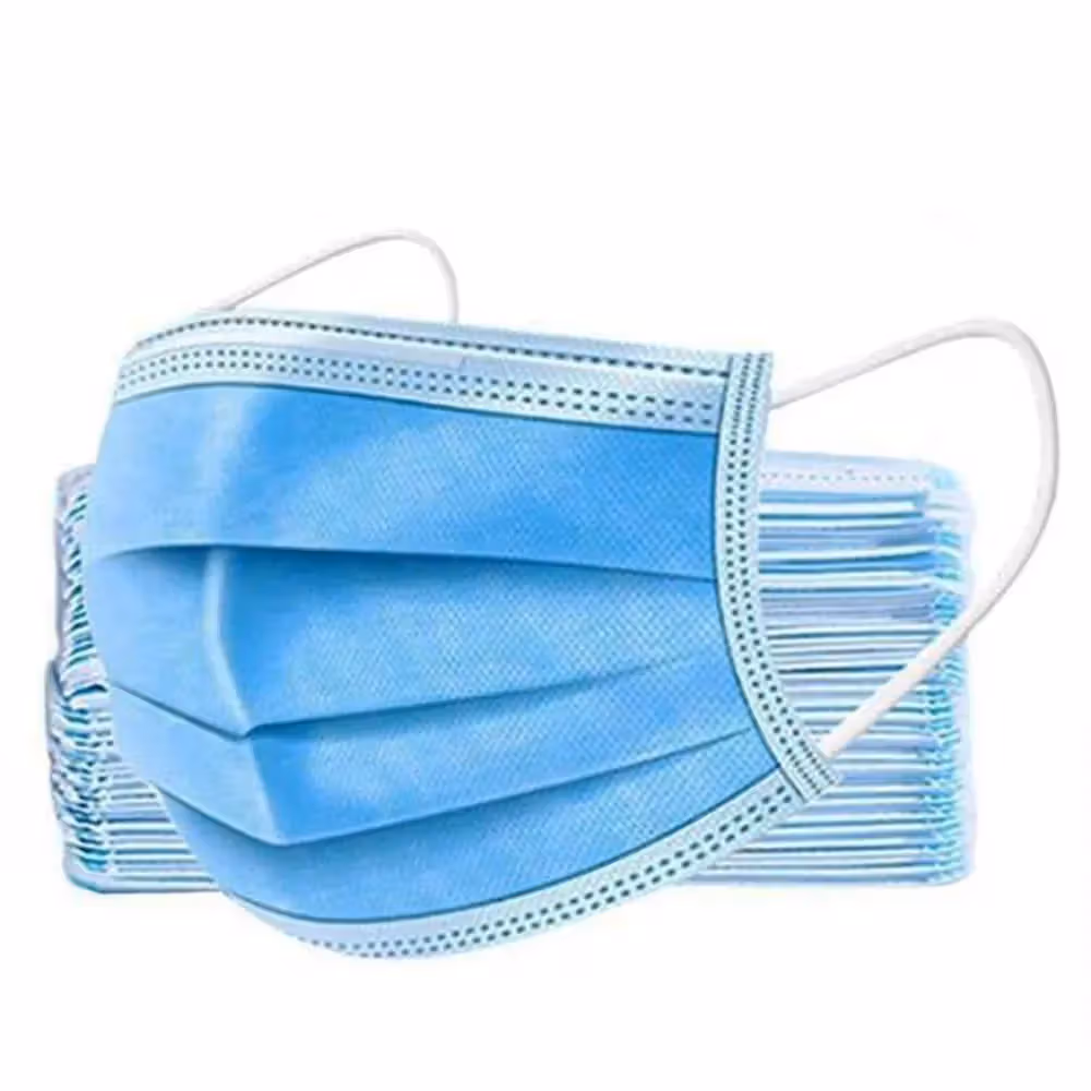 10 x  C-Cure 3 Ply Face Mask - Elastic Loop with Meltblown filter Pack of 100