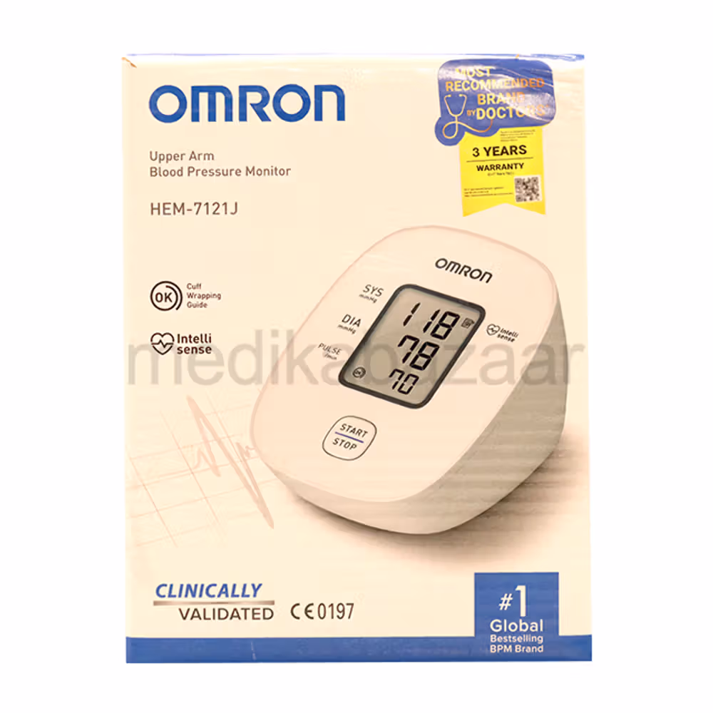 Omron Blood Pressure Monitor - (HEM-7121J)