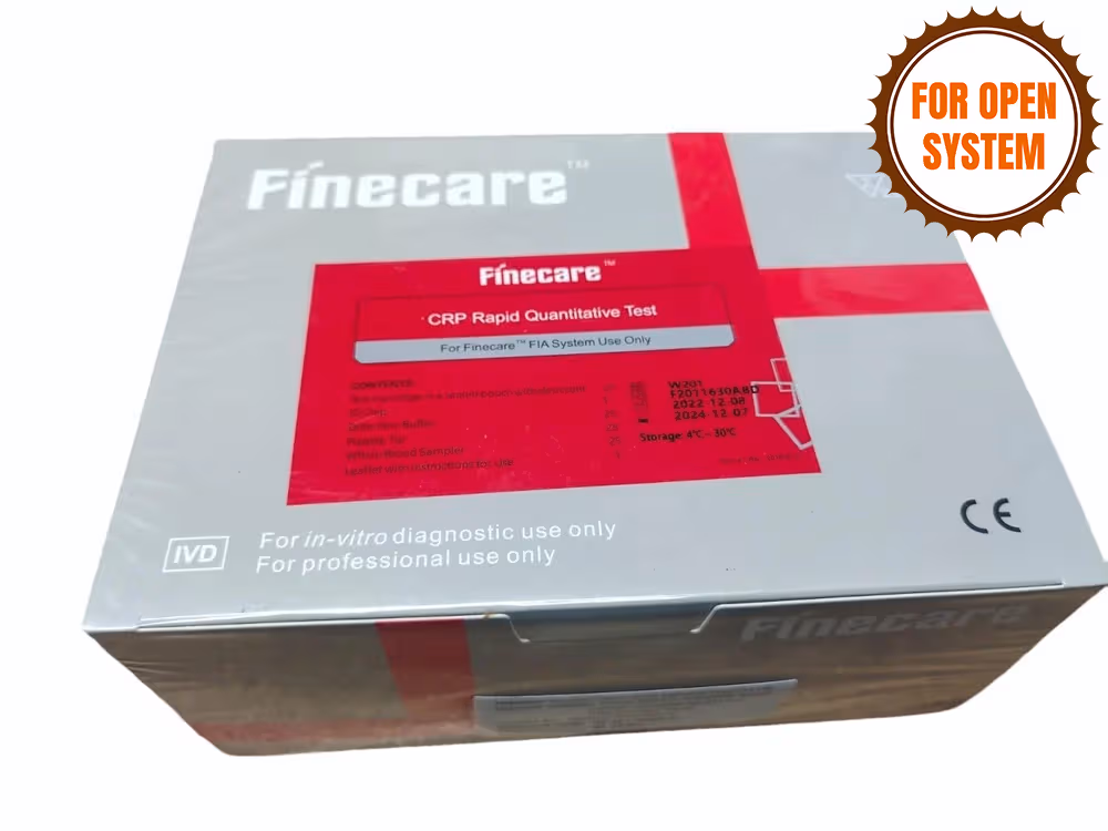 Finecare C-Reactive Protein (CRP) Rapid Quantitative Test - Pack of 25 (W210)