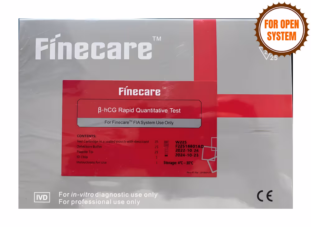 Finecare β-hCG Rapid Quantitative Test - Pack of 25 Test (W225)
