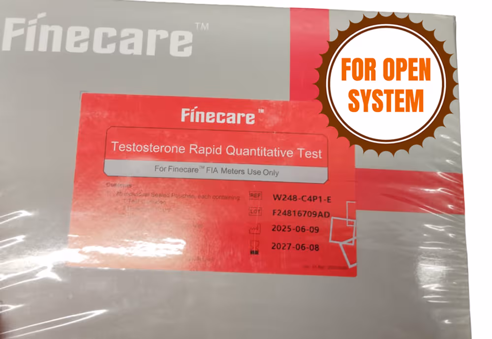 Finecare Testerone Rapid Quantitative Test - Pack of 25