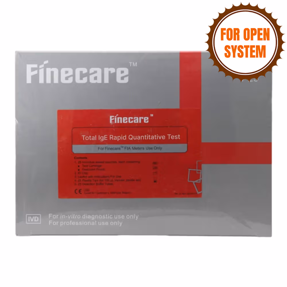 Finecare Total IgE Rapid Quantitative Test - Pack of 25
