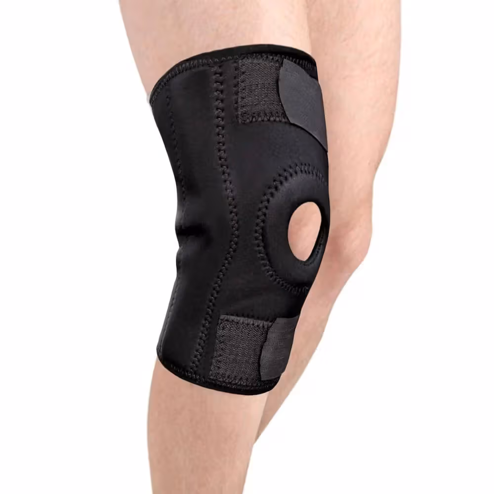Flamingo Elastic Knee Support - Black Large (DOC2020L)