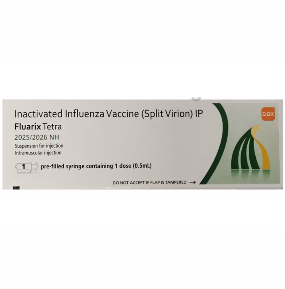 Fluarix Tetra 2025/2026 NH 0.5ml Vaccine
