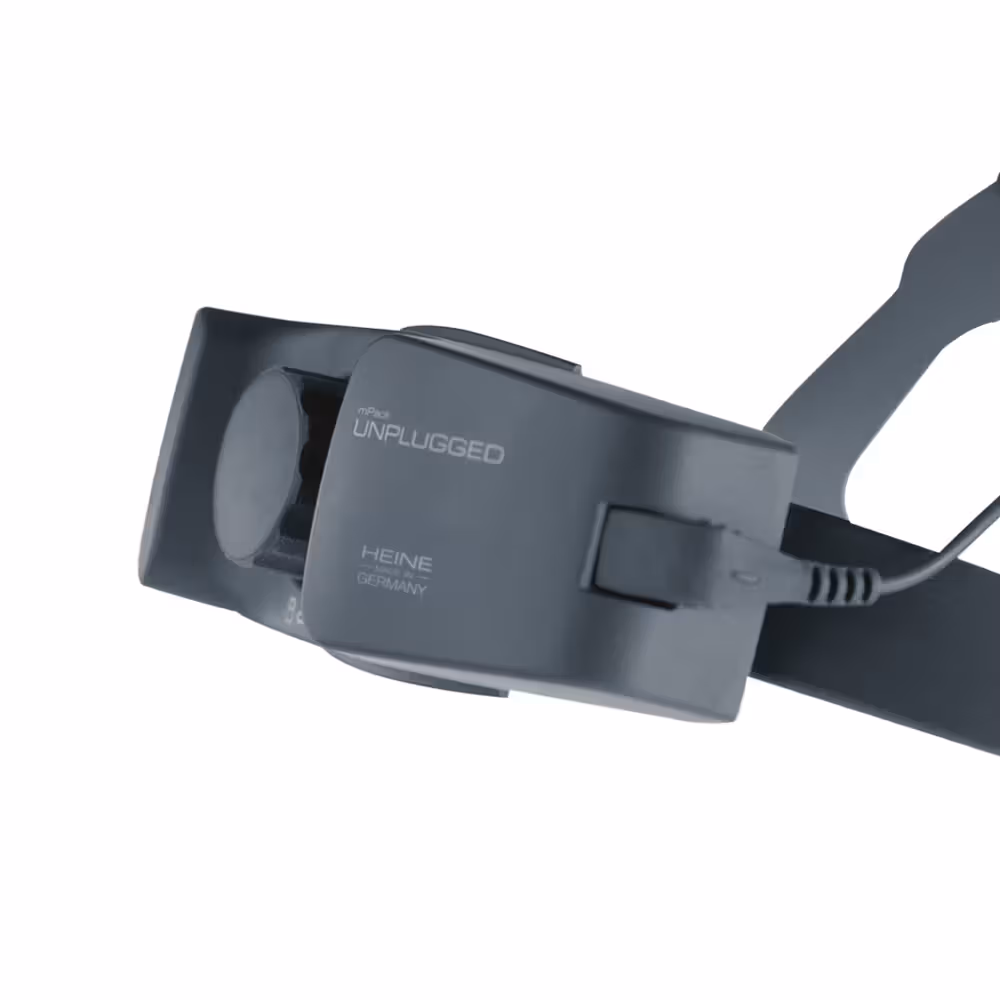 Heine Omega 500 LED with Mpack Unplugged Indirect Ophthalmoscope