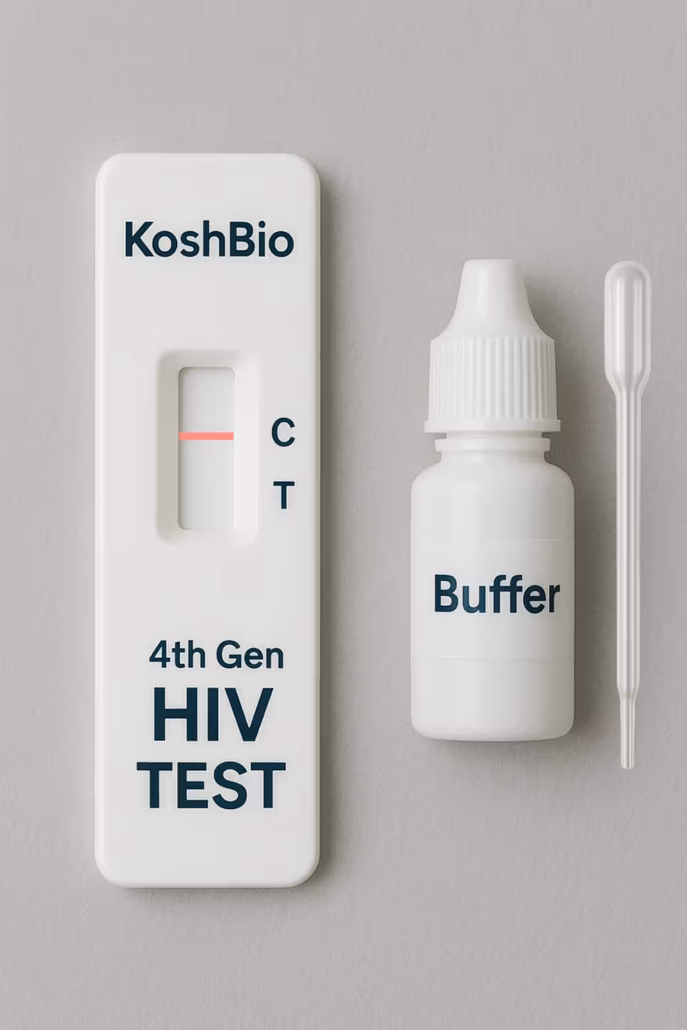 Medilytic Biomedicals Koshbio HIV Ag+Ab Rapid Card - Pack of 25 Tests