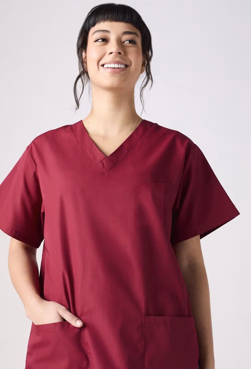 Medivastra Women Scrub Suit - Maroon Large