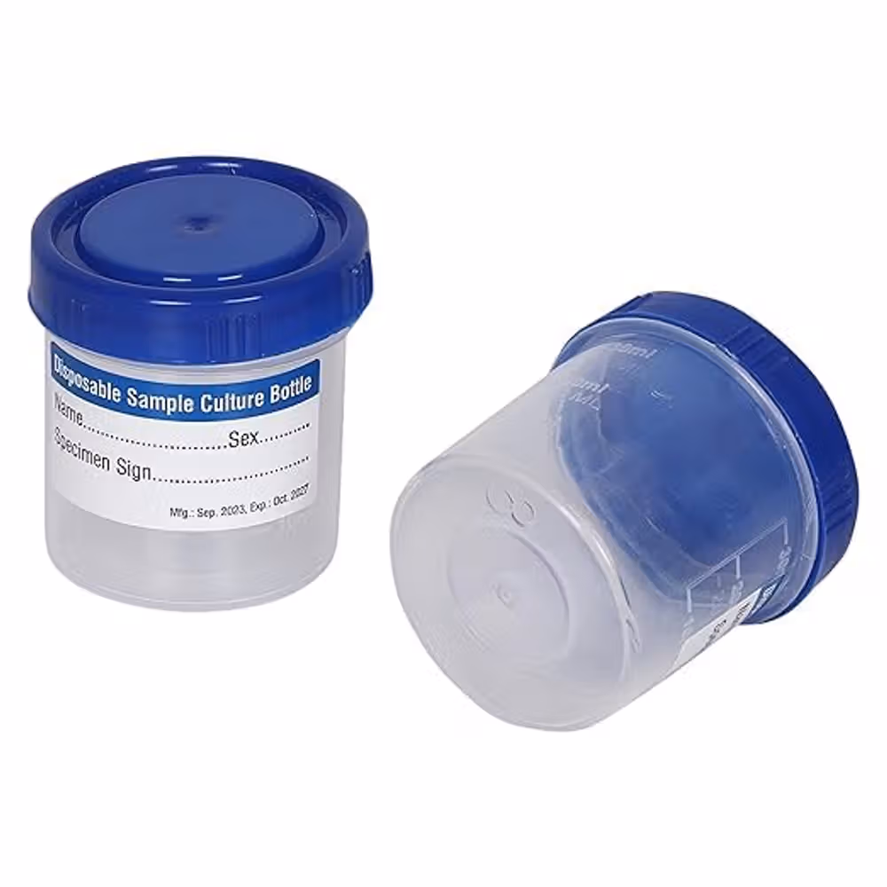 Mittal Meditech Urine Container ETO Sterile - 30ml Pack of 25 Pieces (MMUC0025)
