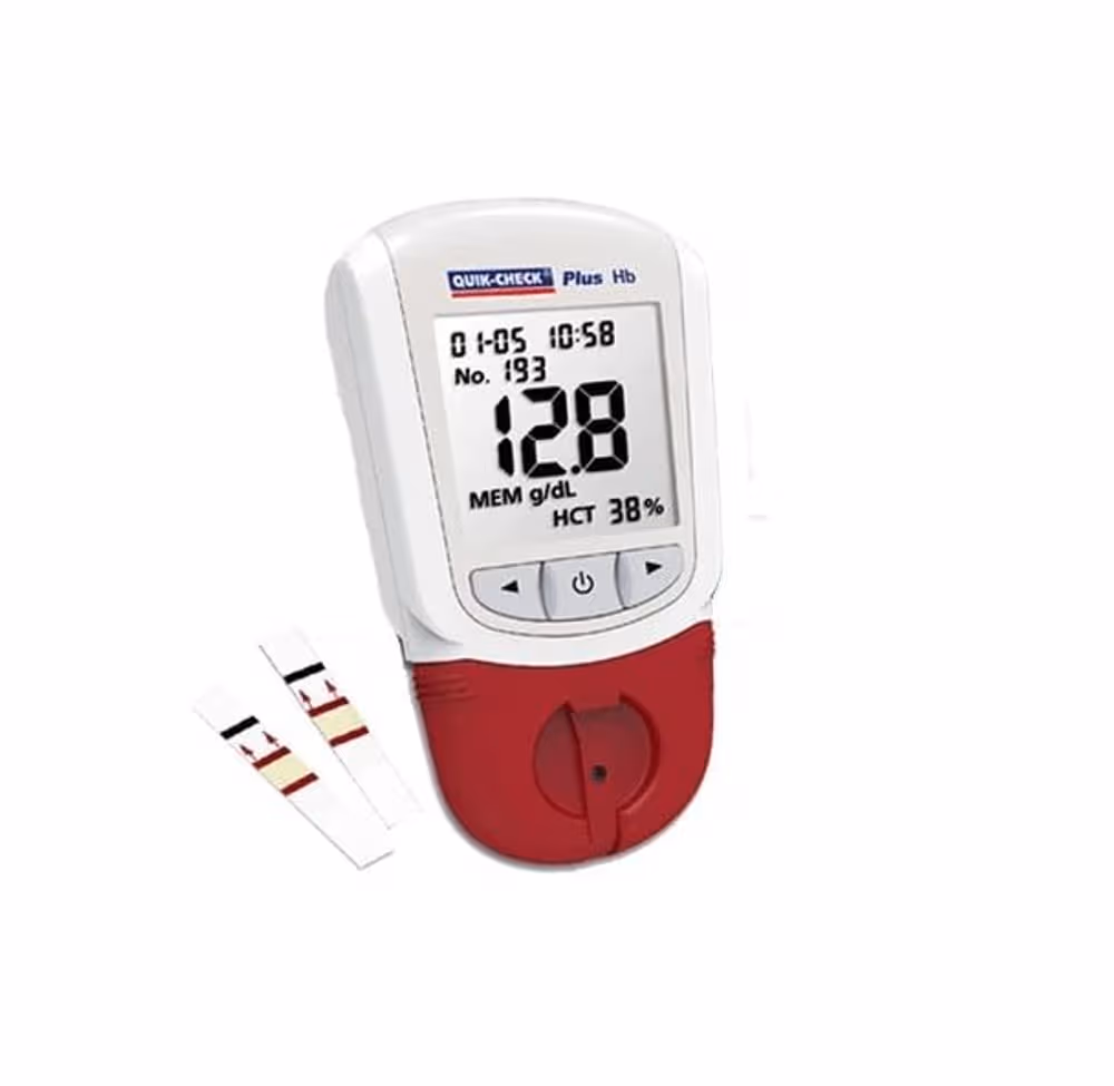 Quickcheck Plus Automatic Digital Hb Haemoglobin Testing System - Box of 1 Unit