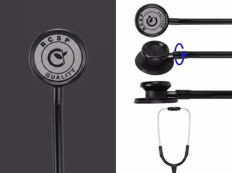 RCSP Deluxe Matt Stethoscope - Black