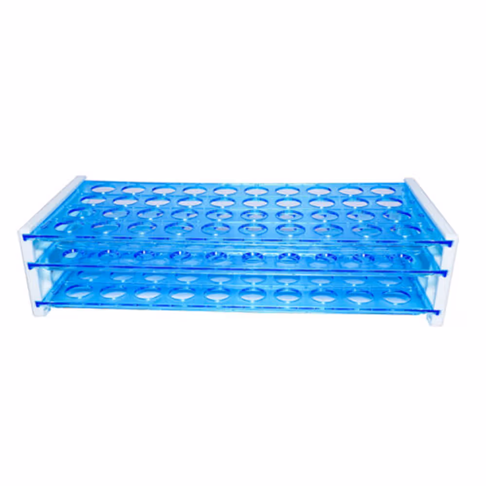 Recombigen Rack D Test Tube (Imported) - 48 Holes 18mm Pack of 10 (LA-460810-010)