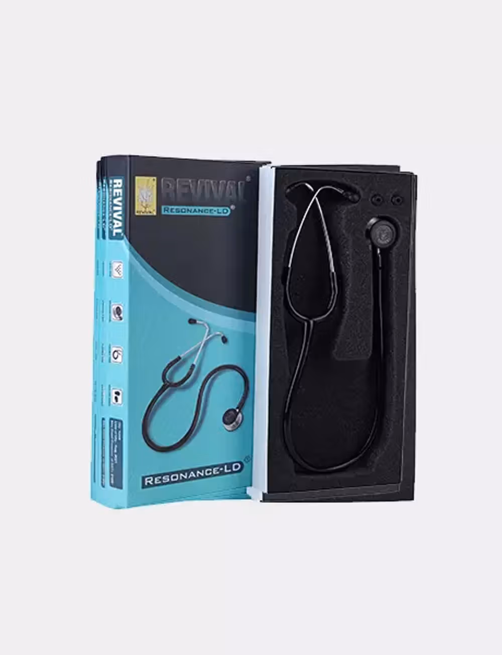 Revival Resonance Ld Stethoscope - Black (In-Rv-Rld-Ss-04-Blk)
