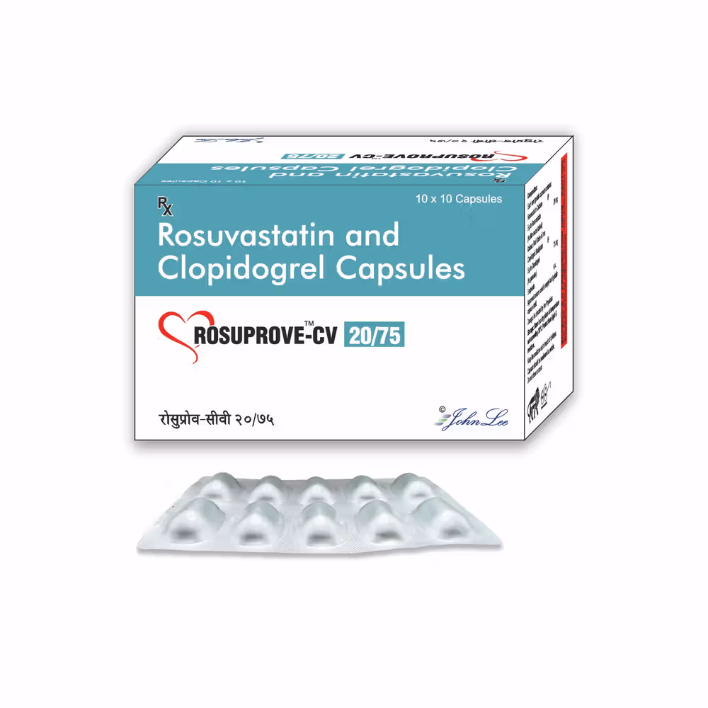 Rosuprove CV 20mg/75mg Capsule 10's