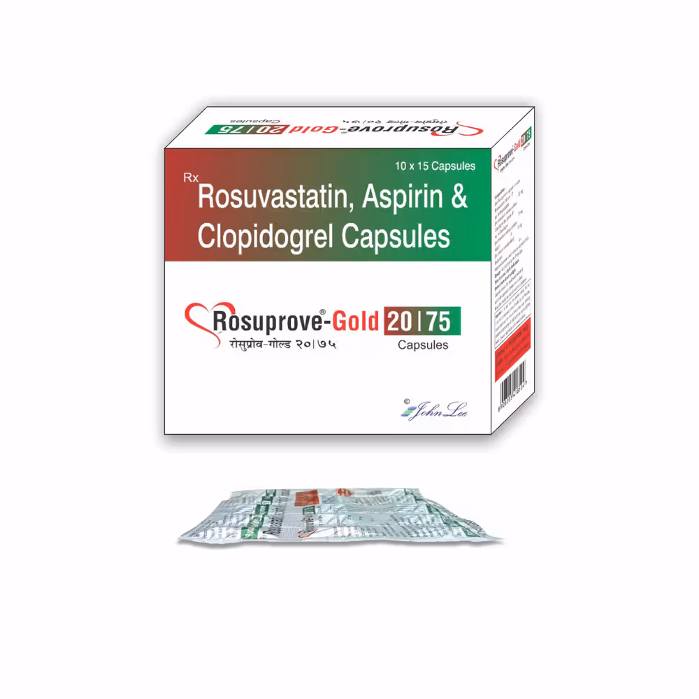 Rosuprove Gold 20mg/75mg Capsule 15's