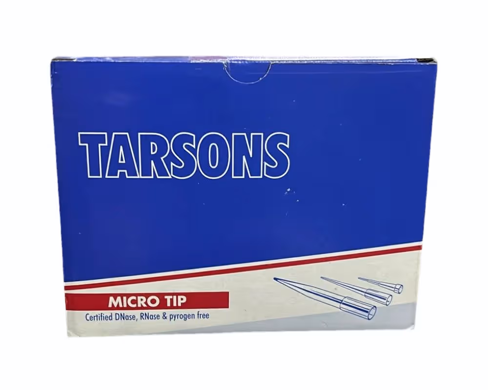 Tarsons Filter Pipette PP Autoclavable Bulk Micropipette Tip - 1000ul Pack of 500 Pieces (527106)