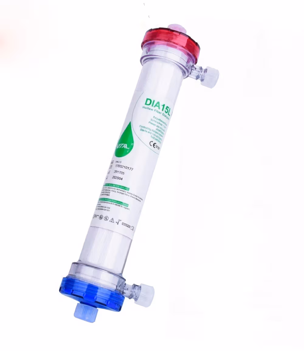 Vital Hollow Fiber Dialyzer - 15L Pack of 24 (DIA 15L)