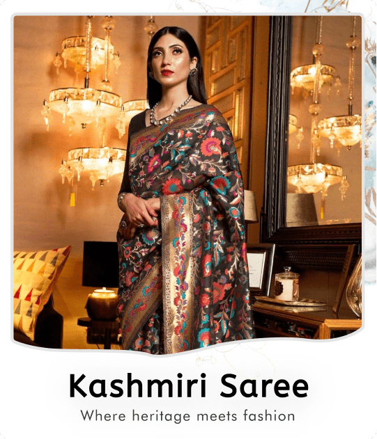 Kashmiri Jamewar Saree by Laali