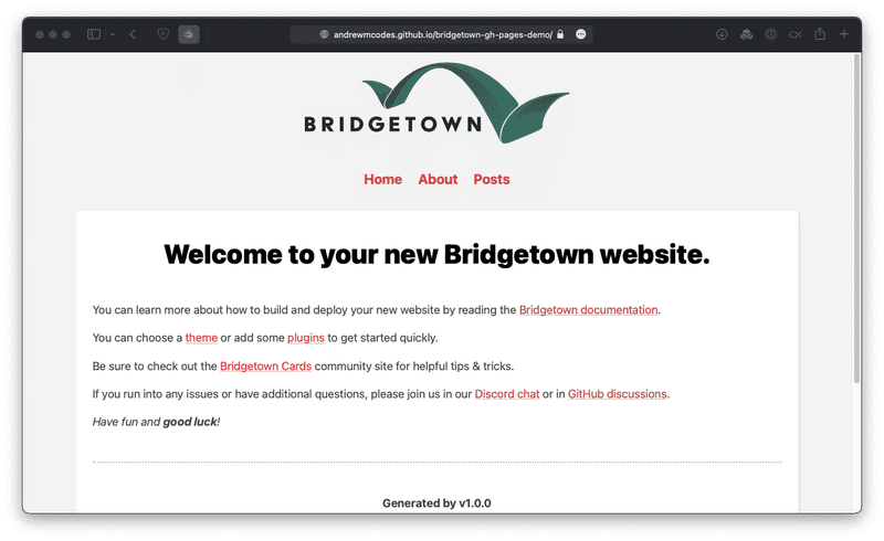 GitHub Pages Public URL