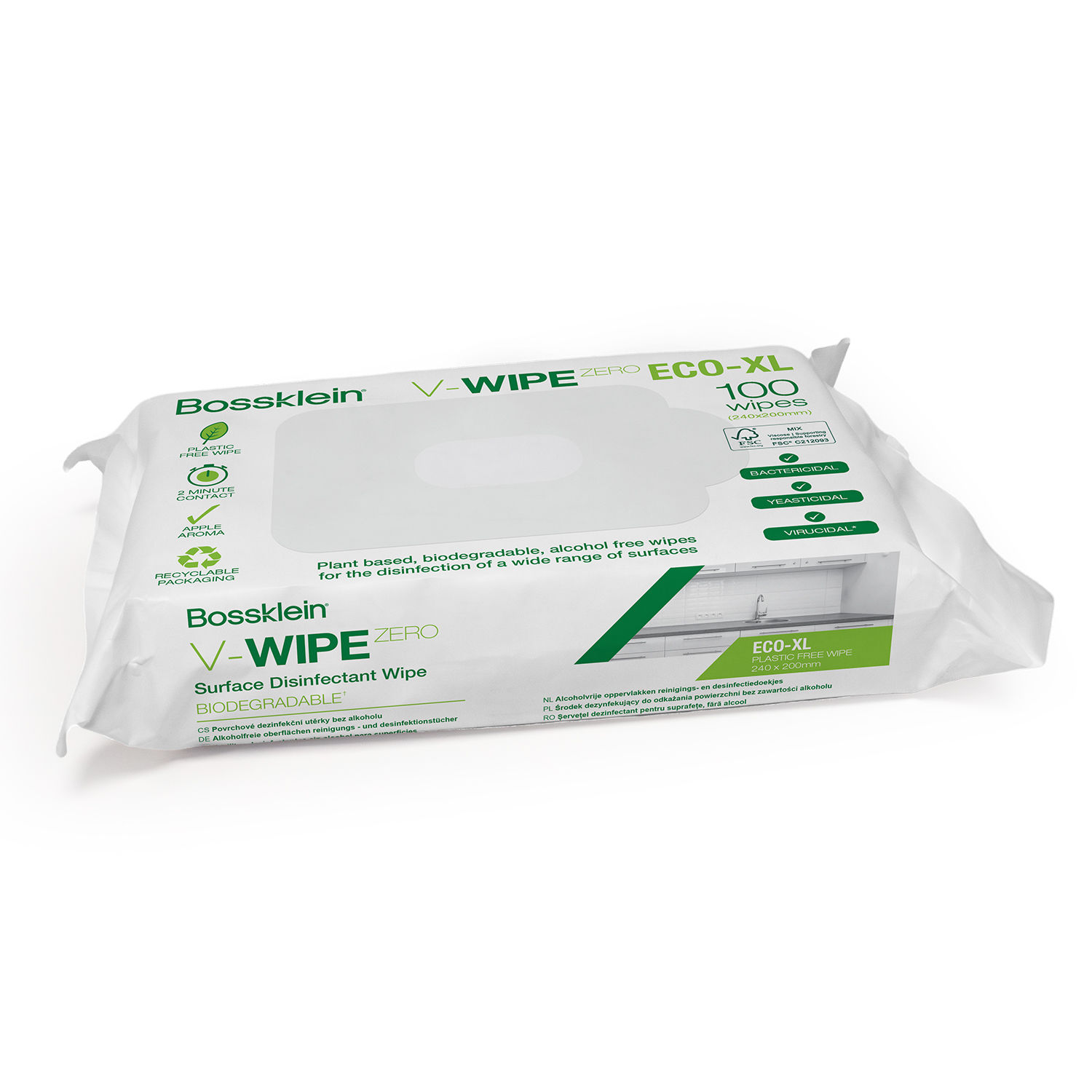 V-WIPE ZERO Eco-XL Wipes