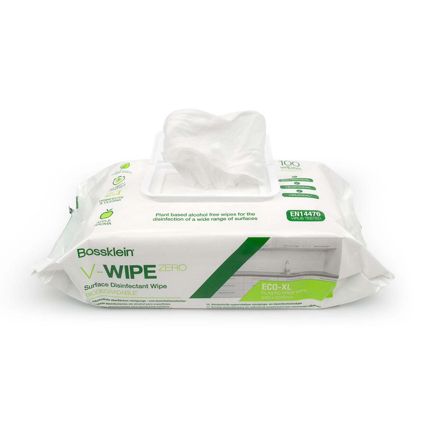 VWIPE ZERO EcoXL Wipes Bossklein Hygiene & Disinfection Products