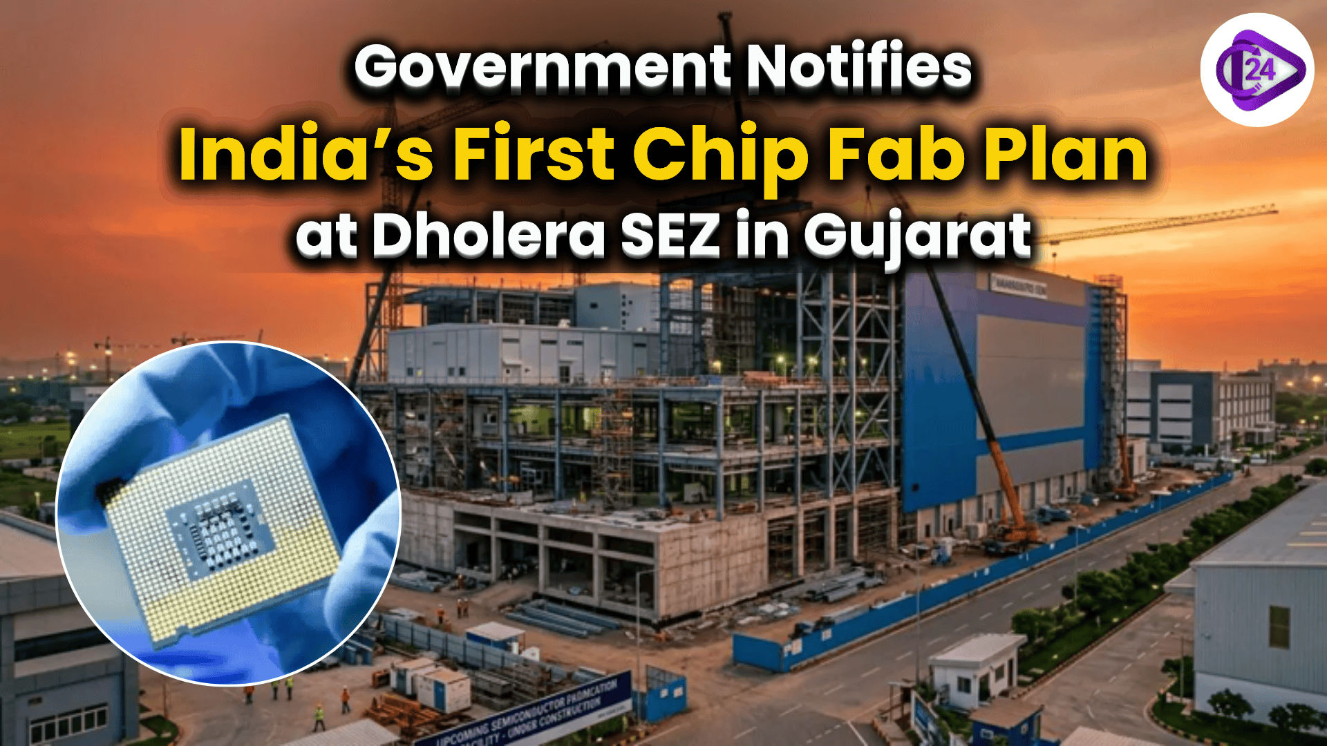 PM Modi Inaugurates CG Semi's OSAT Facility — India's First End-to-End Chip Packaging Plant
