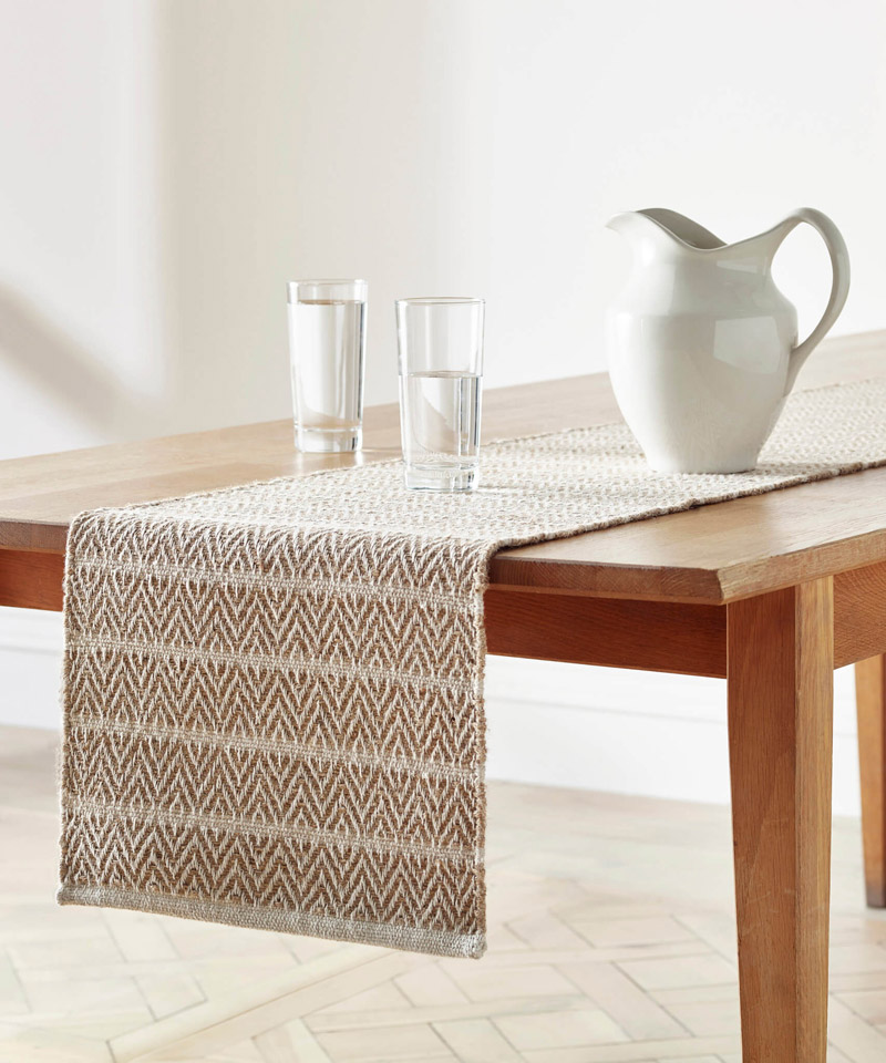 Luna Jute Woven Table Runner