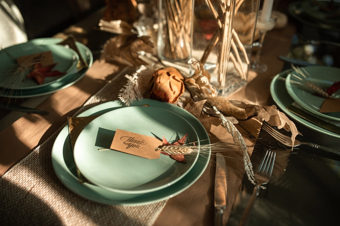 Fall table setting