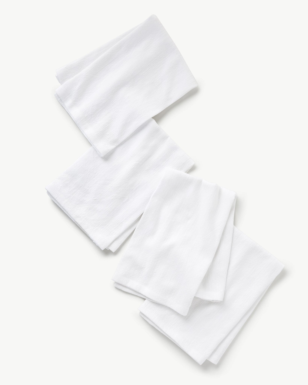 Dylan Solid Woven Napkin in White