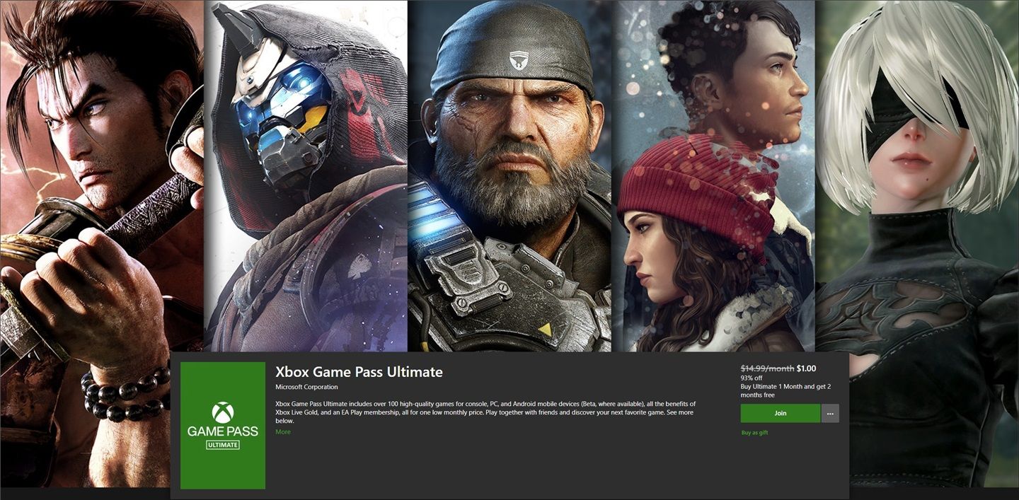 makyaj dezenfekte Yedi  Microsoft xbox game pass ultimate subscription price reduced: only $ 1 for  three months, including EA membership - Gadget Pixels