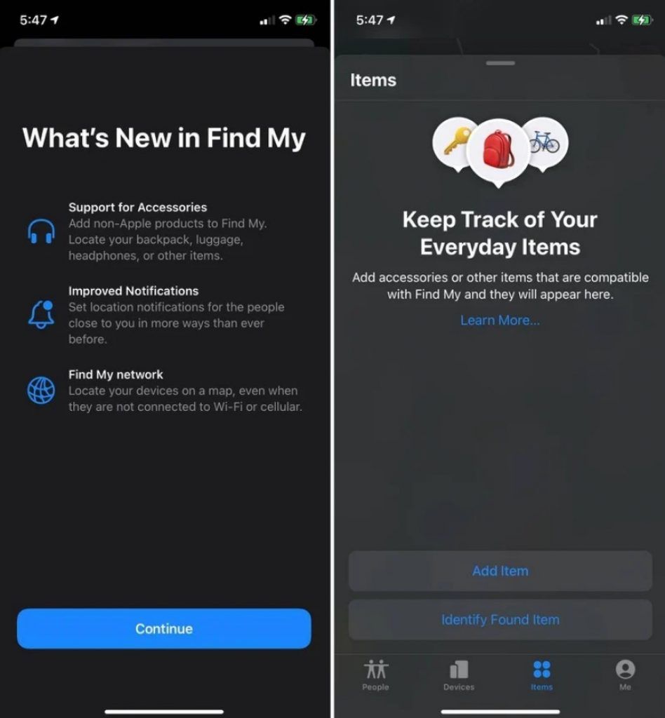  iOS 14.5 and iPadOS 14.5, users will be able to use Apple's built-in Find My app