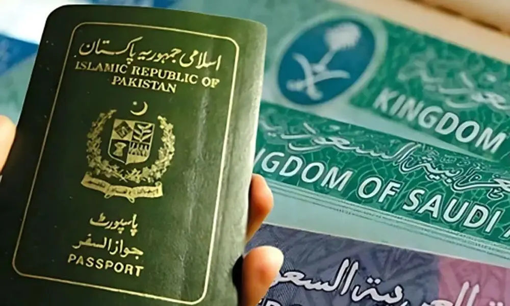 سعودی ویزا پابندی کا اعلان