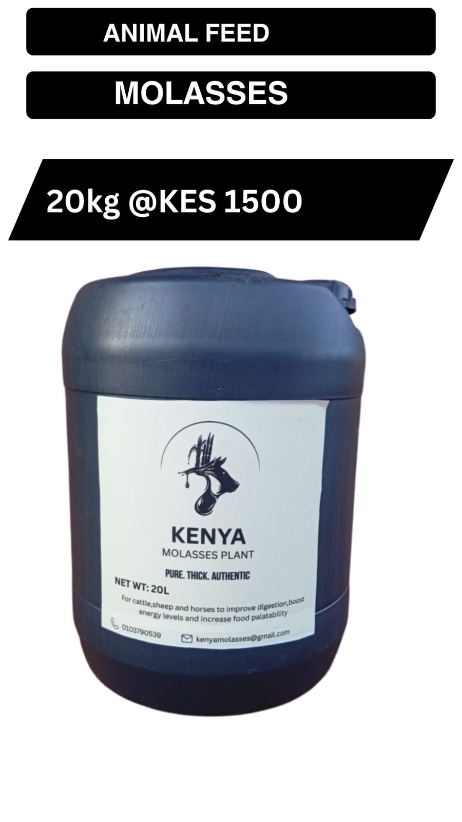 PURE THICK MOLASSES FEED - 1450.00 KSh